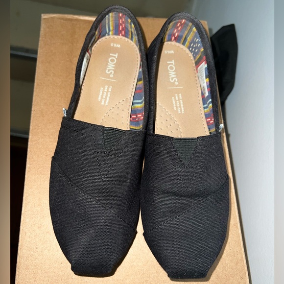 Toms Shoes - Toms Canvas Classic Black - Size US 6.5 Women